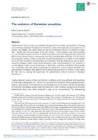 The Evolution of Darwinian Sexualities