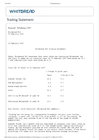 Trading Statement