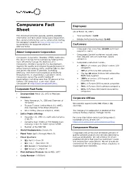 About Compuware Corporation