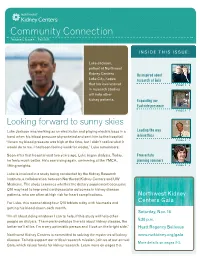Community Connection Volume 2, Issue 4 · Fall 2013