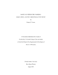 Dante's Lucifer in the Commedia: Music, Pride, and the Corruption of the Divine