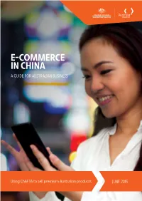 E-Commerce in China a Guide for Australian Business
