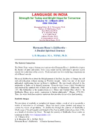 Hermann Hesse's Siddhartha