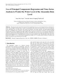 Principal Component Regression, Time Series, ARIMA, SARIMA, Measures of Adequacy