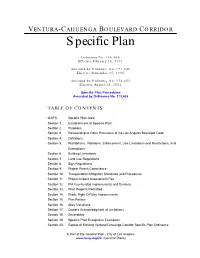 Specific Plan