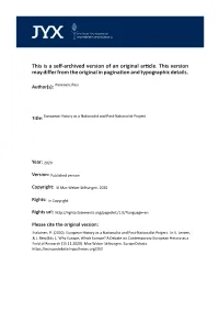 This Is a Self-Archived Version of an Original Article. This Version May Differ from the Original in Pagination and Typographic Details
