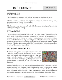Track Events Packet # 17