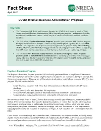 Fact Sheet April 2020