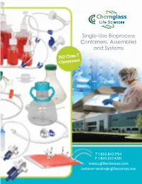 Bioprocess Containers, Assemblies and Systems