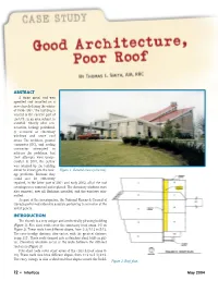 Good Architecture, Poor Roof