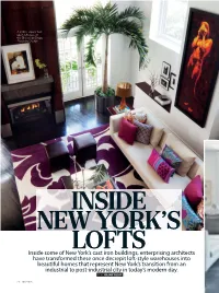 Inside New York's Lofts