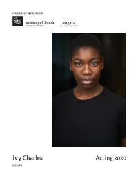 Ivy Charles Acting 2020