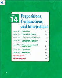 Prepositions, Conjunctions, and Interjections System of Classifying Books