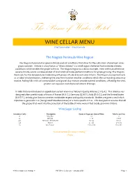 PW Wine Cellar List - January 2021 Page 1 by the GLASS