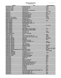 UW-Green Bay Theatre Script Library