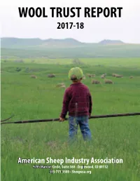 Wool Trust Report 2017-2018