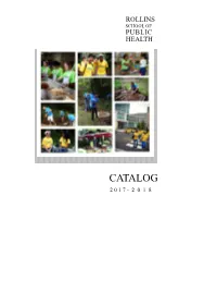 2017-2018 RSPH Catalog