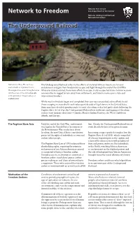 Network to Freedom: the Underground Railroad Bulletin