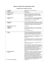 SMIGGLE COMPETITION CONDITIONS of ENTRY Schedule to the Conditions of Entry