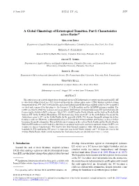 A Global Climatology of Extratropical Transition. Part I: Characteristics Across Basins
