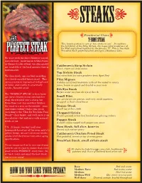 Breakfast Menu