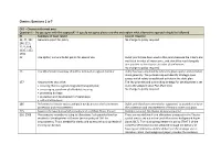 Chester: Questions 1 to 7