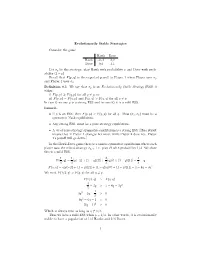 Evolutionarily Stable Strategies Consider the Game Hawk Dove Hawk -2,-2 2,0 Dove 0,2 1,1
