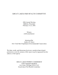 Great Lakes Fish Health Committee