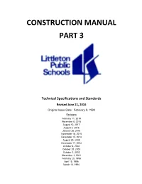 Section 16010 Basic Electrical Requirements
