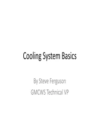Cooling System Basics