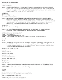 FIDDLER on the ROOF SCRIPT a Fiddler on the Roof... TEVYE