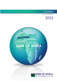 Annual Report 2013 Table of Contents