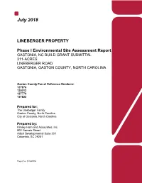 Phase 1 Environmental Site Assessment Report