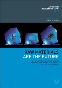 Raw Materials Are the Future