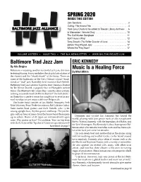 SPRING 2020 INSIDE THIS EDITION Jam Sessions