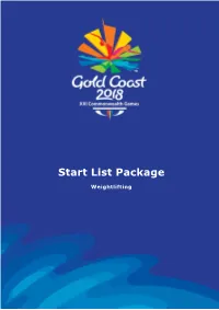 Start List Package