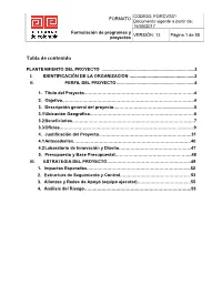 FORMATO CODIGO: FORCVS01 Documento Vigente a Partir De