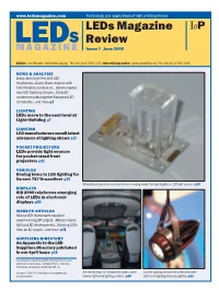 Leds Magazine Review and Can Be Downloaded from Our Website