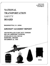 Uncontrolled Flight Into Terrain, ABX Air (Airborne Express) Douglas DC