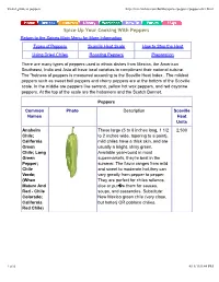 Visual Guide to Peppers