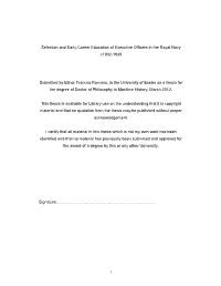 1 Selection and Early Career Education of Executive Officers In