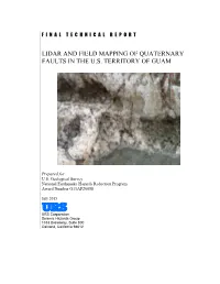 Agana Fault Adelup Fault