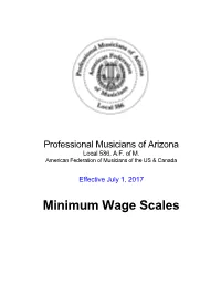Minimum Wage Scales