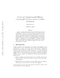 Secure and Computationally-Efficient Cryptographic Primitive Based On