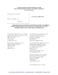 213-1. Memorandum in Support of Motion For