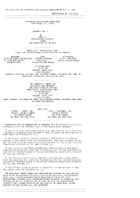 As Filed with the Securities and Exchange Commission on July 2, 1998