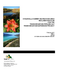 A84337-2 Trans Mountain Attachment 4 CSRA Rec Plan Condition 72