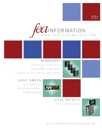 FEA Newsletter April 2007