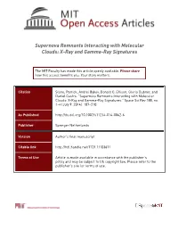 Supernova Remnants Interacting with Molecular Clouds: X-Ray and Gamma-Ray Signatures