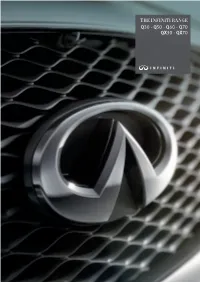The Infiniti Range Q30 · Q50 · Q60 · Q70 Qx30 · Qx70 Undeniable Presence